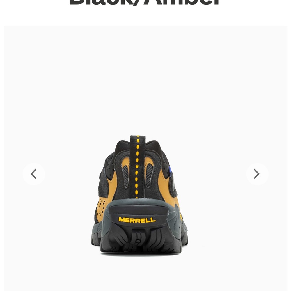 NEW Men’s 10.5, 1TRL Merrell X NMC Moc Speed Streak Evo SE X in Black/Amber - Picture 4 of 11